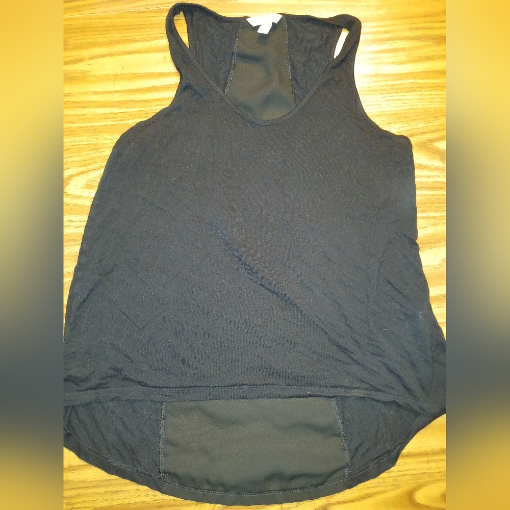 Banana Rebublic Black Tank Mesh Back Size XS